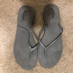 Rainbow Gray Sparkle Sandle
